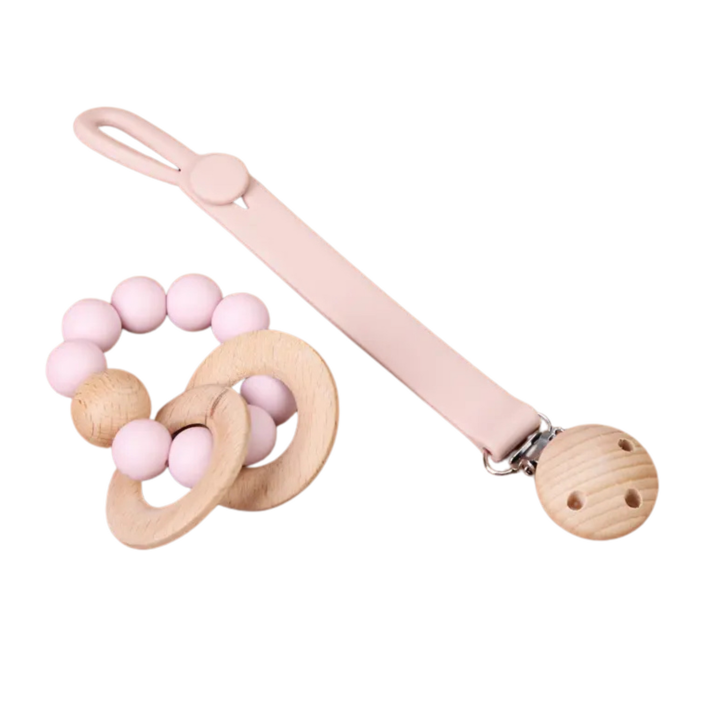 Plain Silicone Pacifier Clip