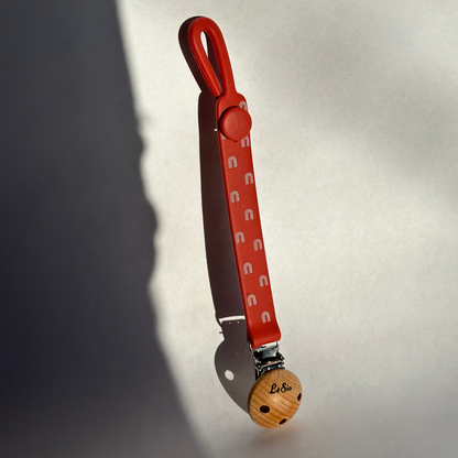 Printed Silicone Pacifier Clip